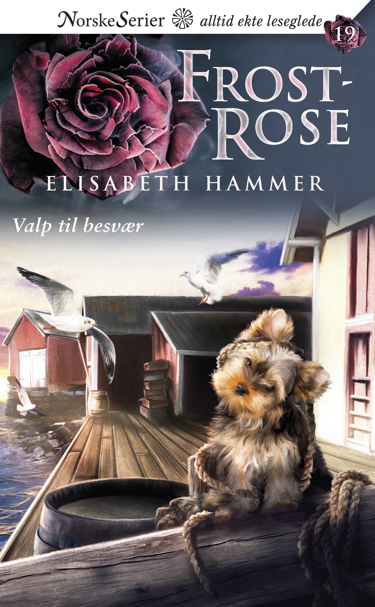 Omslag Valp til besvær av Elisabeth Hammer (Heftet)