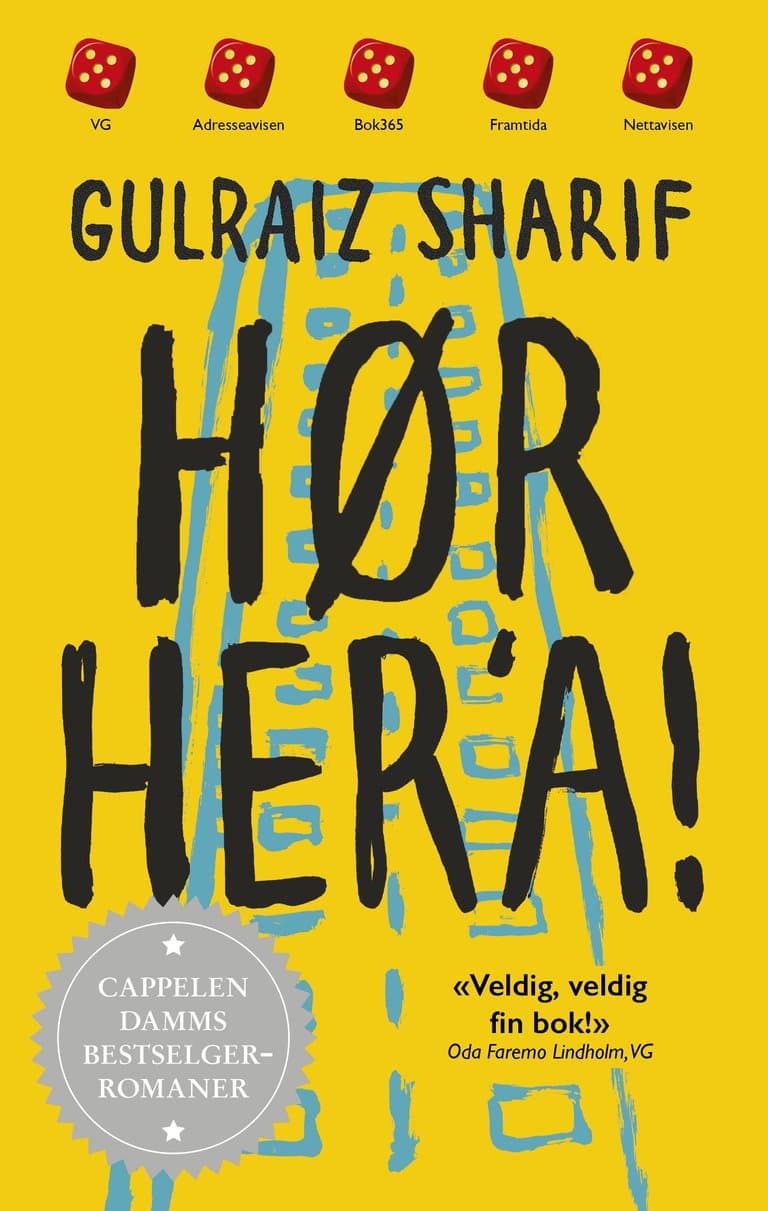 Omslag Hør her'a! av Gulraiz Sharif (Heftet)
