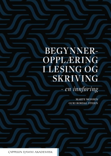 Omslag av "Begynneropplæring i lesing og skriving"
