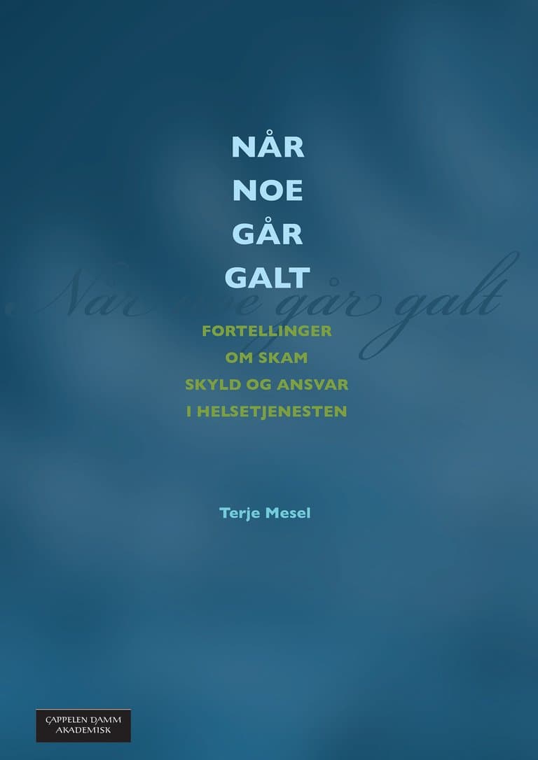 Omslag Når noe går galt av Terje Mesel (Ebok)