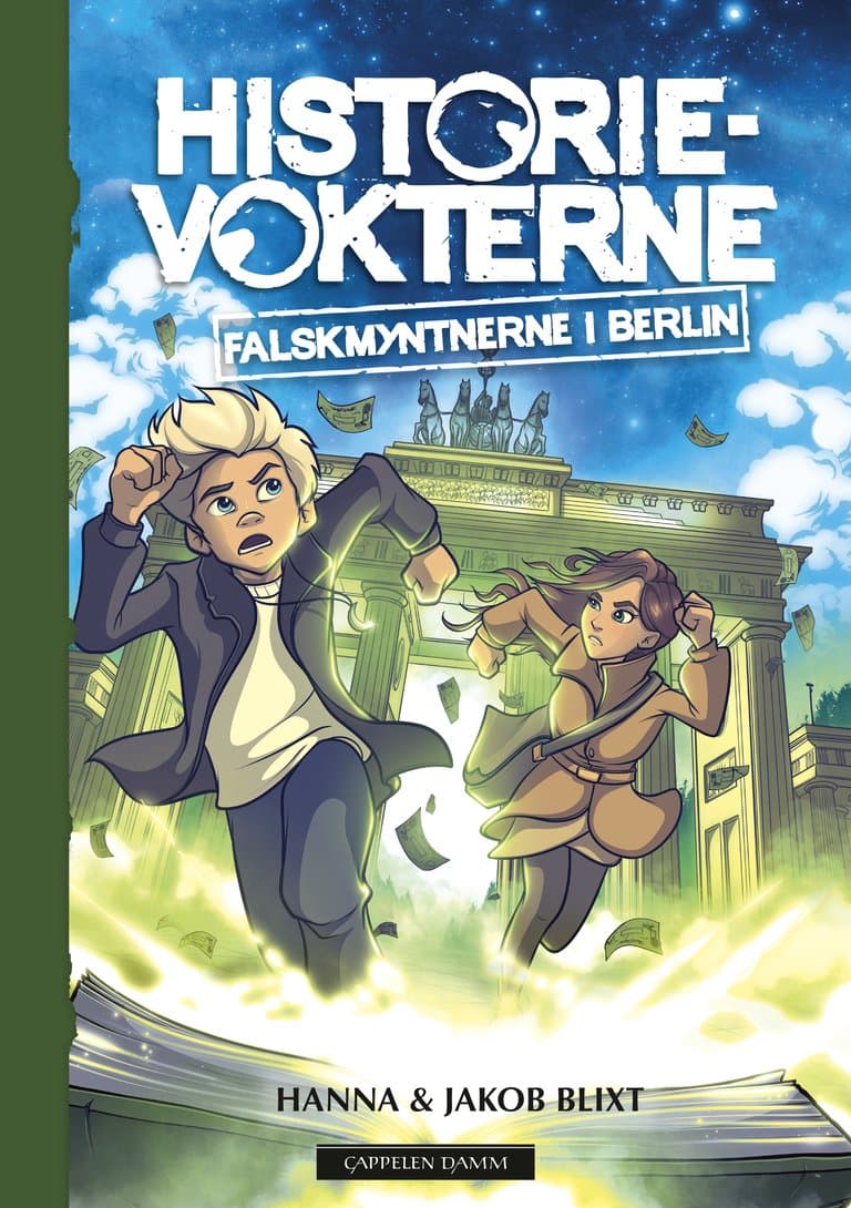 Omslag Historievokterne: Falskmyntnerne i Berlin av Hanna og Jakob Blixt (Ebok)
