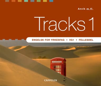 Tracks 1 Engelsk for Vg1 Fellesdel Lærer-CD
