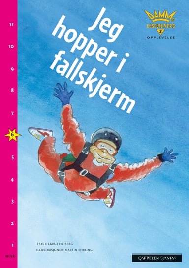 Omslag av "Damms leseunivers 2 Opplevelse: Jeg hopper i fallskjerm"