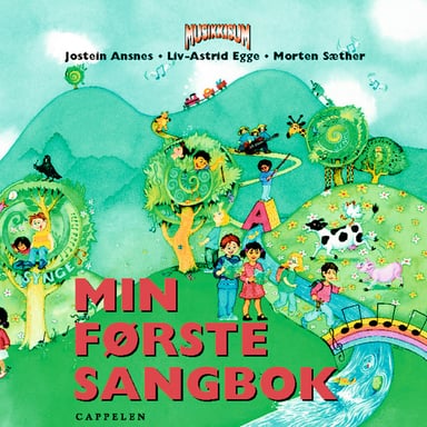Omslag av "MusikkisuM Min første sangbok CD"