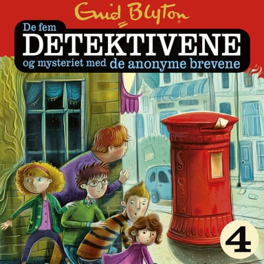 Omslag av "De fem detektivene og mysteriet med de anonyme brevene"