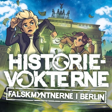 Omslag av "Falskmyntnerne i Berlin"