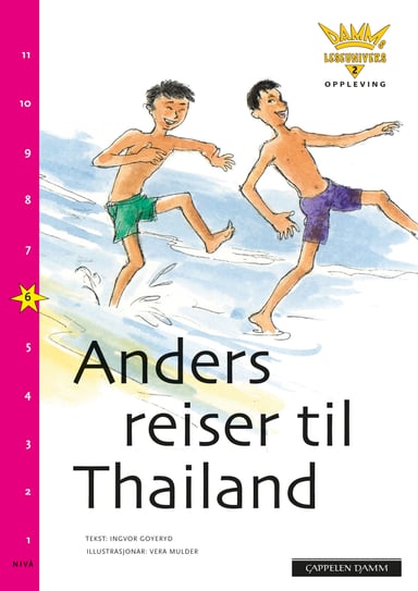 Omslag av "Damms leseunivers 2 Opplevelse: Anders reiser til Thailand"