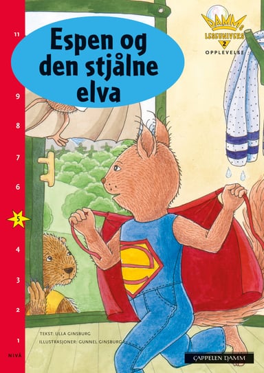 Omslag av "Damms leseunivers 2 Opplevelse: Espen og den stjålne elva"