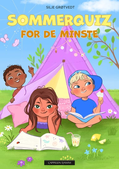 Omslag av "Sommerquiz for de minste"