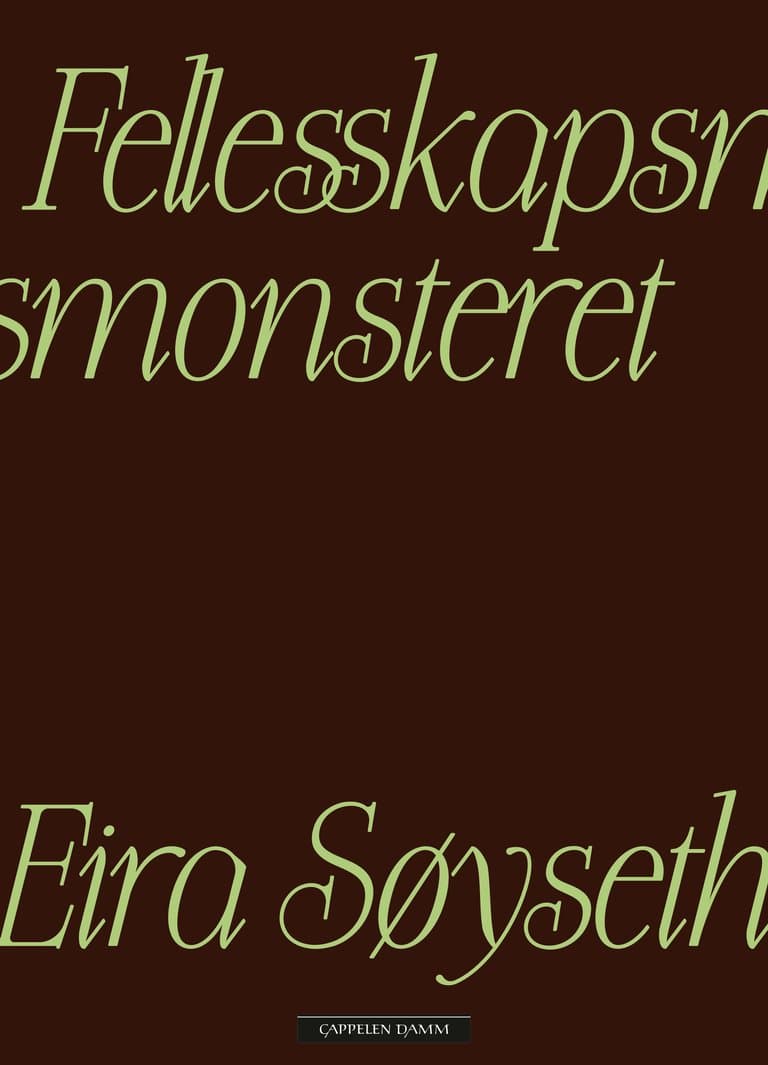 Omslag Fellesskapsmonsteret av Eira Søyseth (Ebok)
