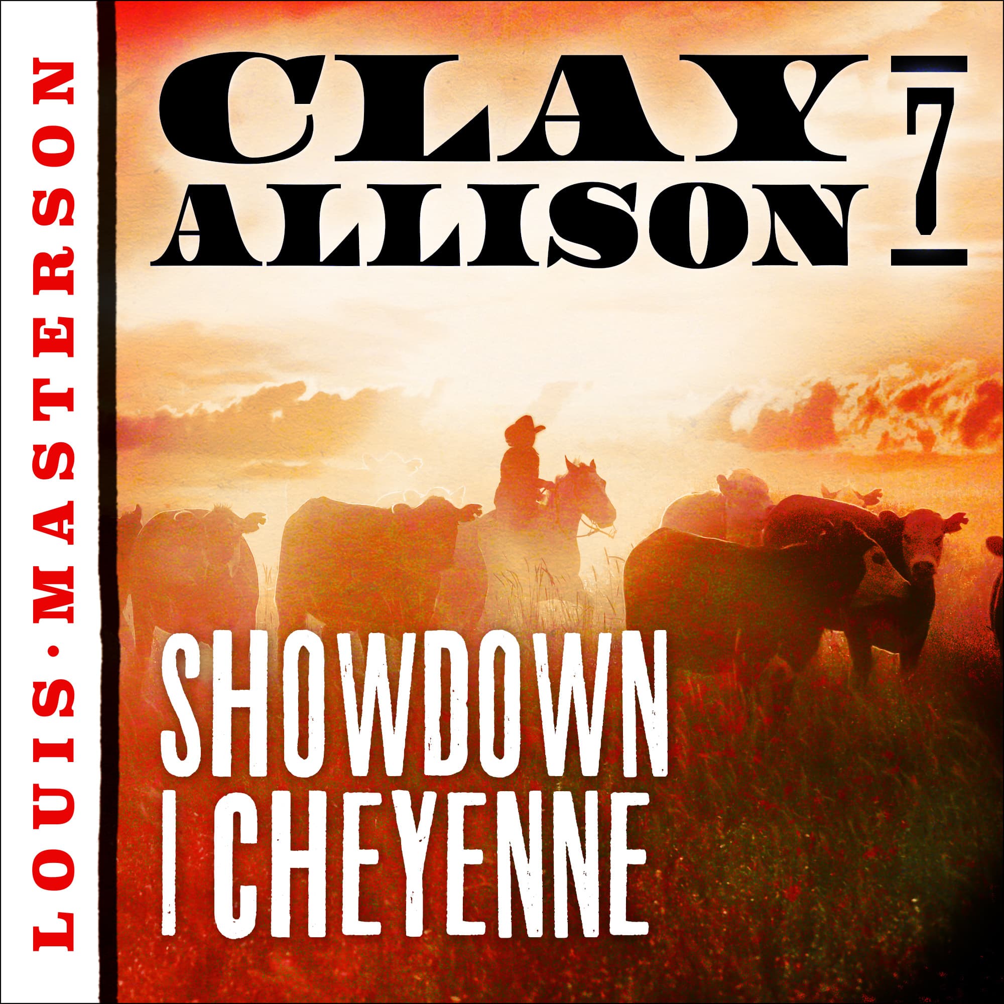 Omslag Showdown i Cheyenne av Louis Masterson (Lydbok)