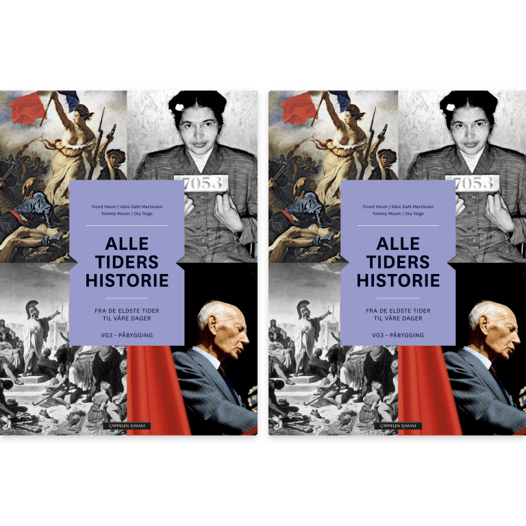Omslag fra verk "Alle tiders historie Påbygging"