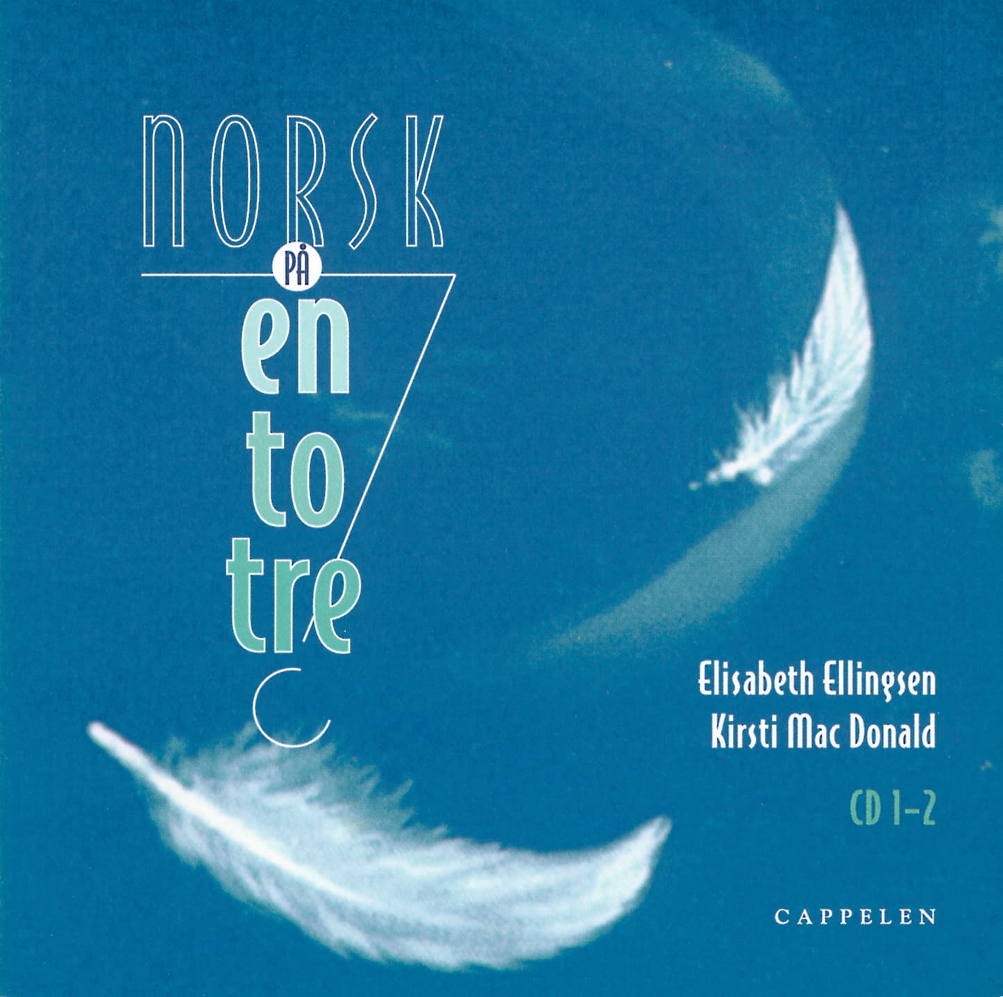 Omslag Norsk på en-to-tre CD (2003) av Elisabeth Ellingsen og Kirsti Mac Donald (CD)