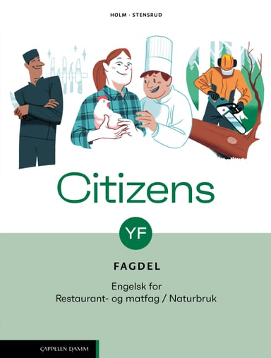 Omslag av "Citizens YF Fagdel: Restaurant- og matfag / Naturbruk Unibok (2026)"