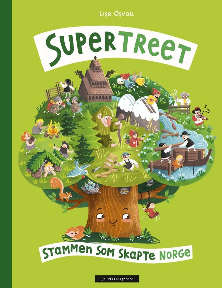 Omslag Supertreet av Lise Osvoll (Innbundet)