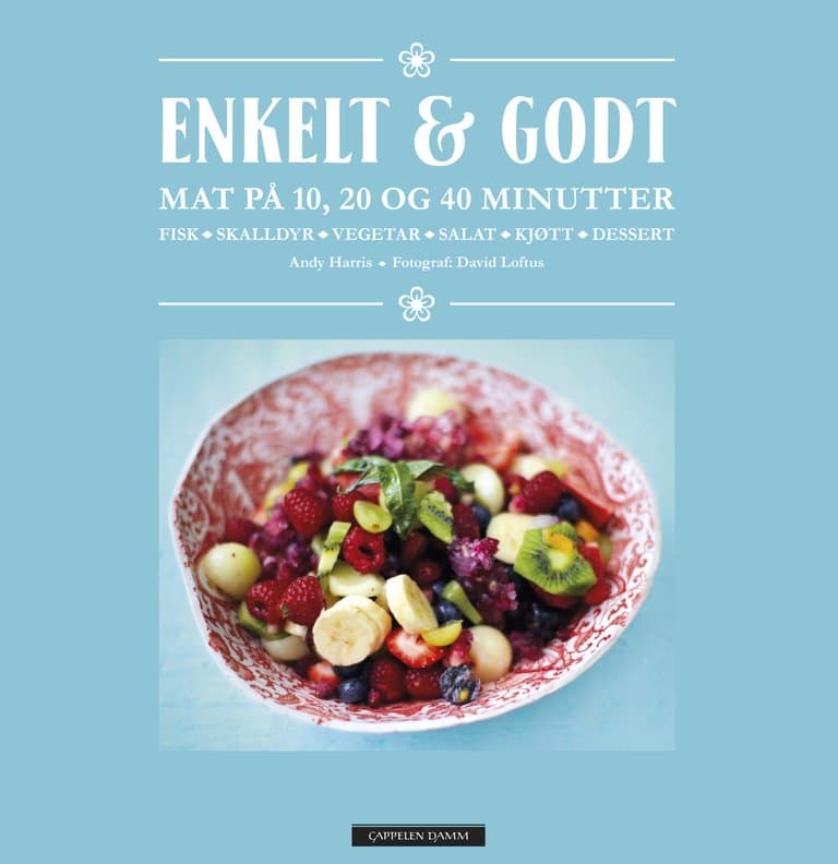 Omslag Enkelt & Godt av Andy Harris (Spiral)