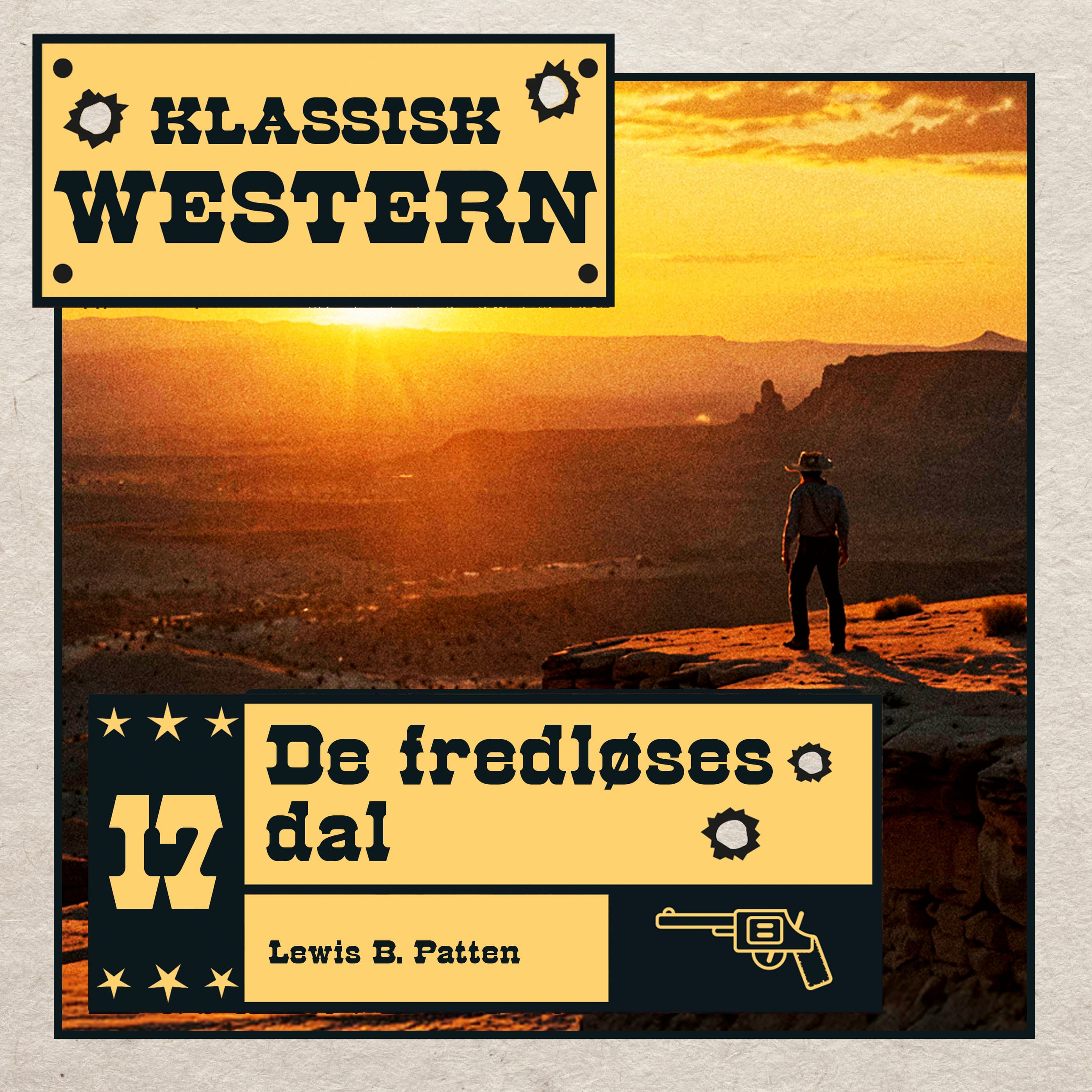 Omslag De fredløses dal av Lewis B. Patten (Lydbok)