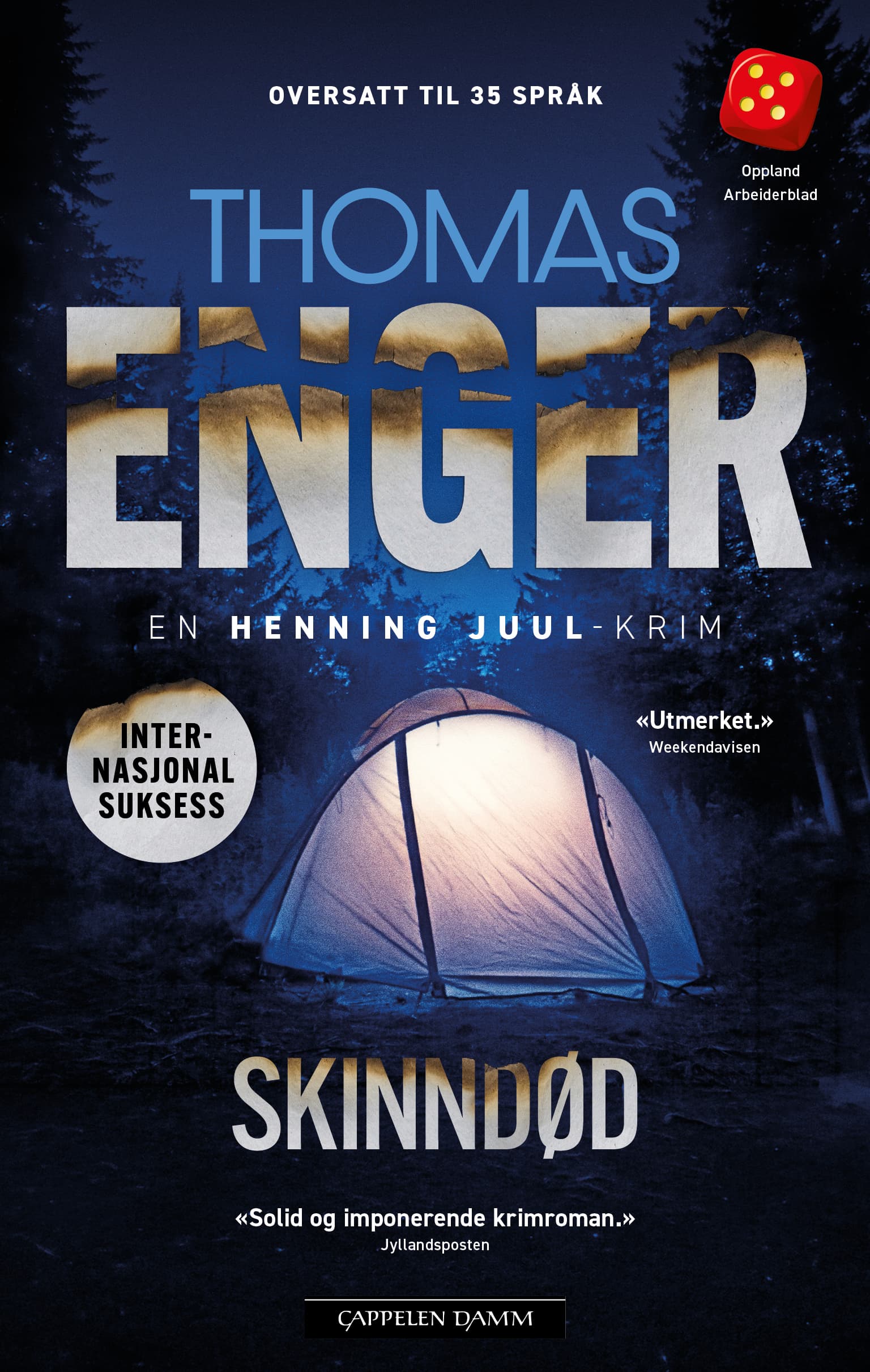 Omslag Skinndød av Thomas Enger (Heftet)