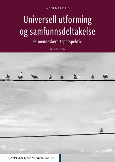 Omslag av "Universell utforming og samfunnsdeltakelse"