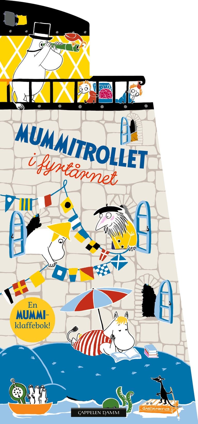 Omslag Mummitrollet i fyrtårnet av Tove Jansson (Pappbok)