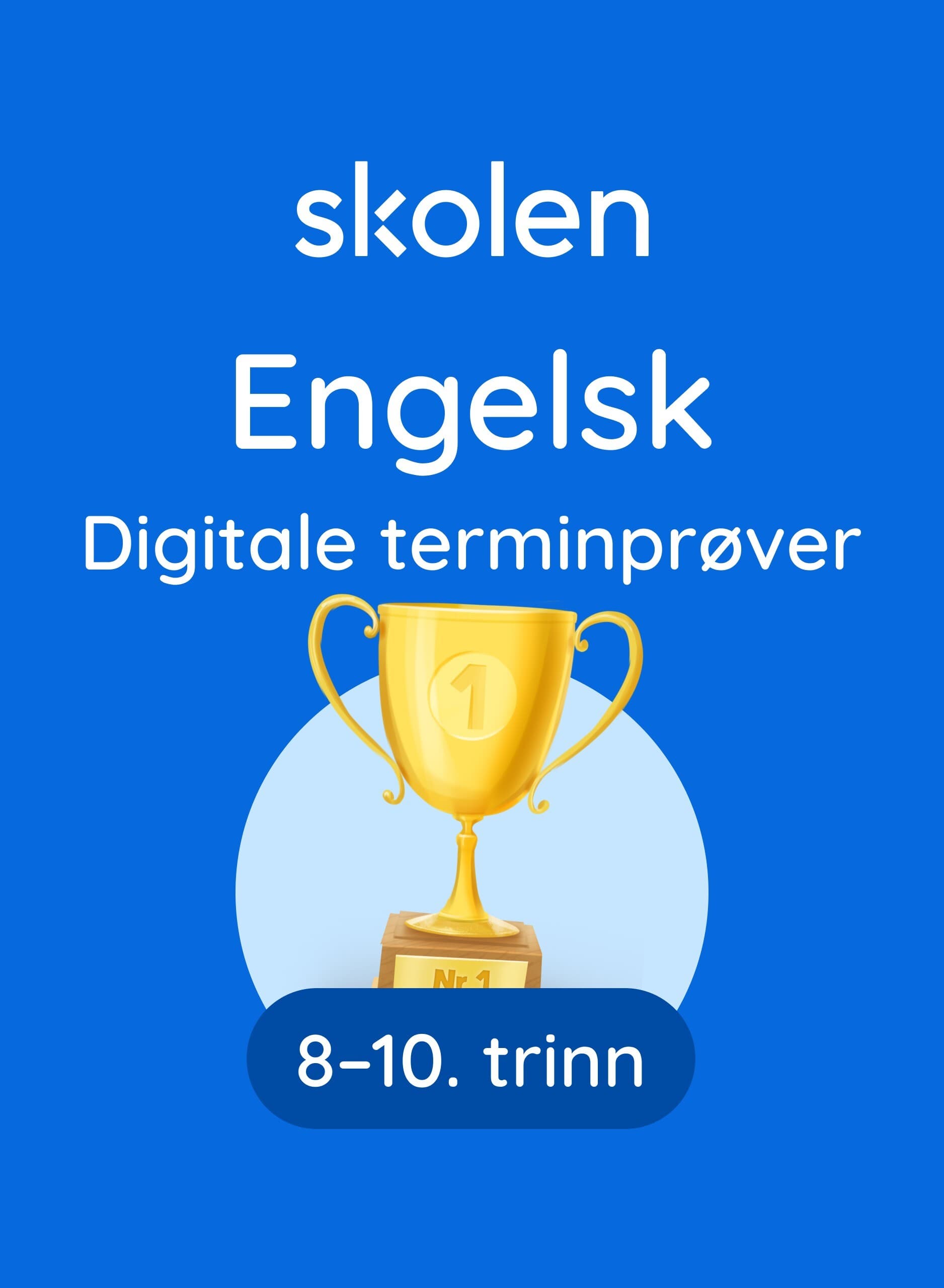 Omslag Digitale terminprøver i engelsk våren 2026 (Digital tjeneste)