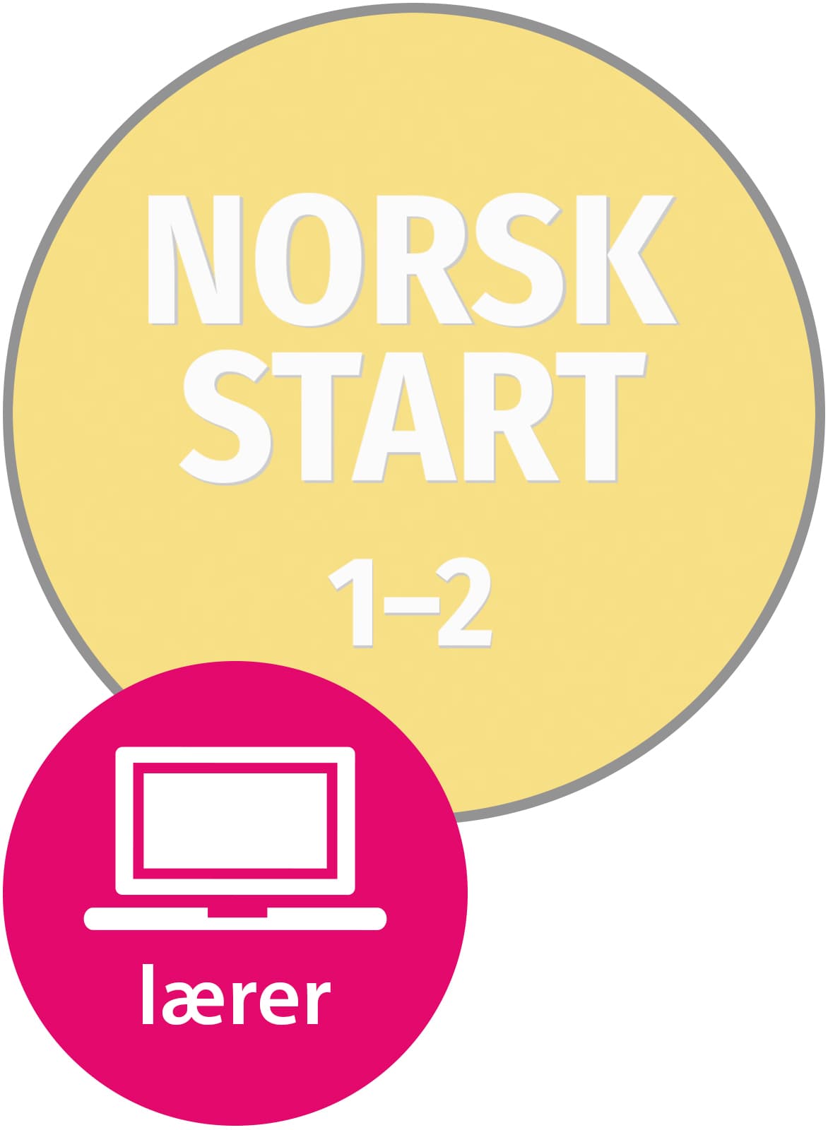 Omslag Norsk start 1–2 Intro Lærernettsted (LK20) av Nina Rushby Flem, Sara Blikstad Nyegaard og Marie Brøvig Strømme (Digital tjeneste)