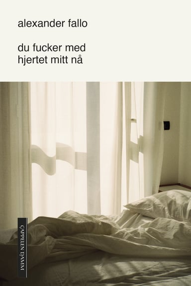 Omslag av "du fucker med hjertet mitt nå"