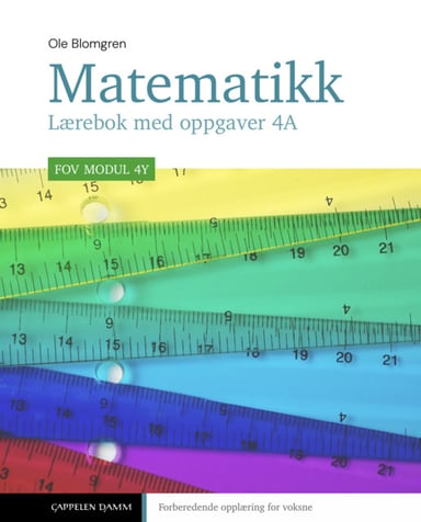 Omslag av "FOV Matematikk 4A"