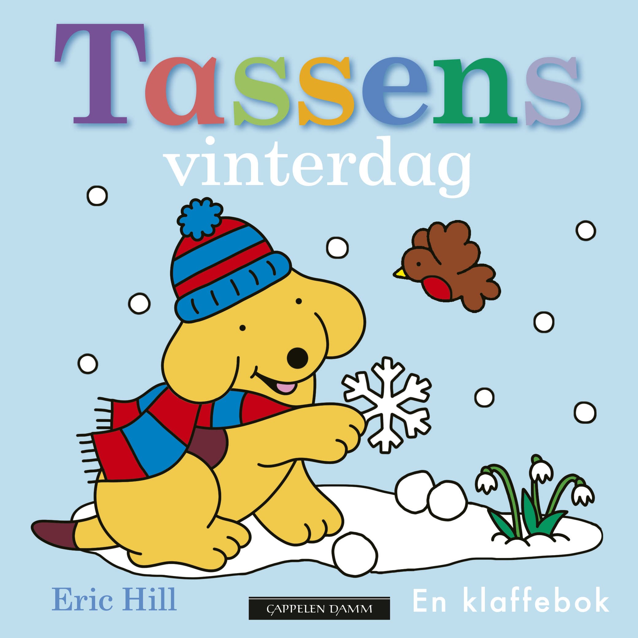 Omslag Tassens vinterdag av Eric Hill (Pappbok)