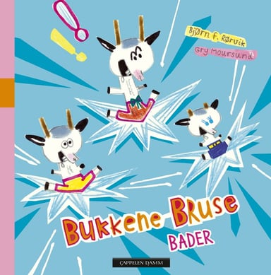 Omslag av "Bukkene Bruse bader"