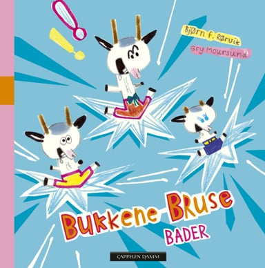 Omslag av "Bukkene Bruse bader"