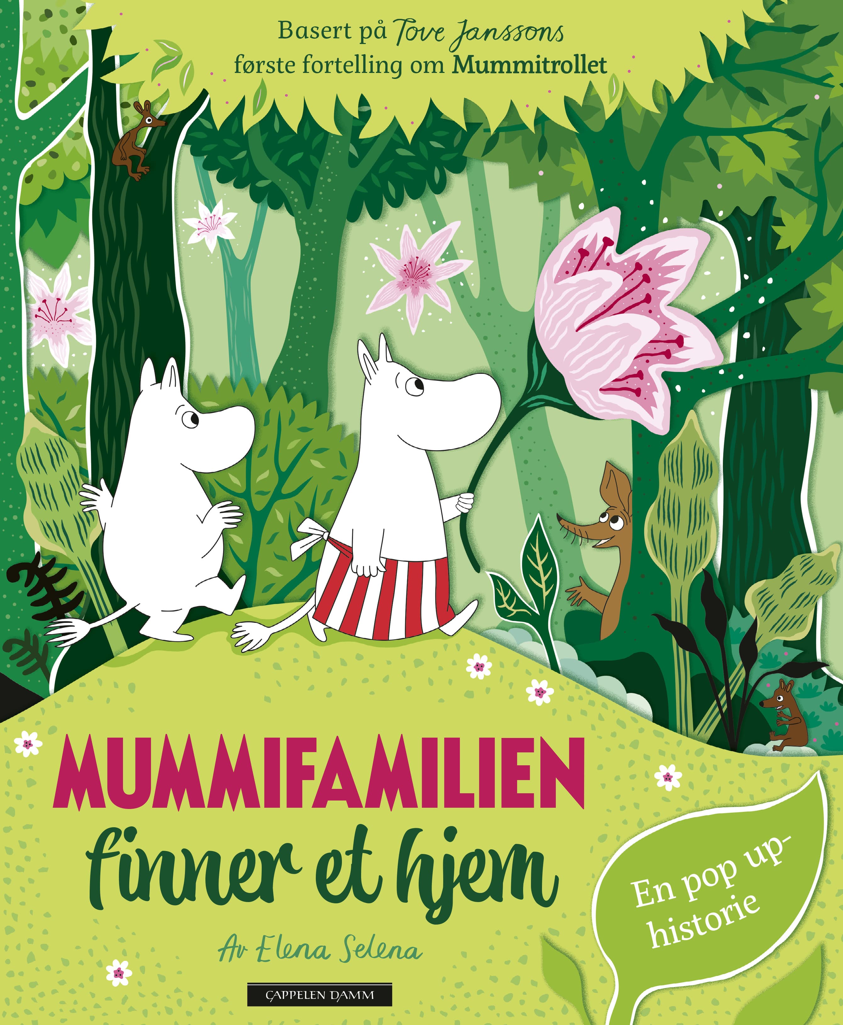 Omslag Mummifamilien finner et hjem av Tove Jansson (Innbundet)