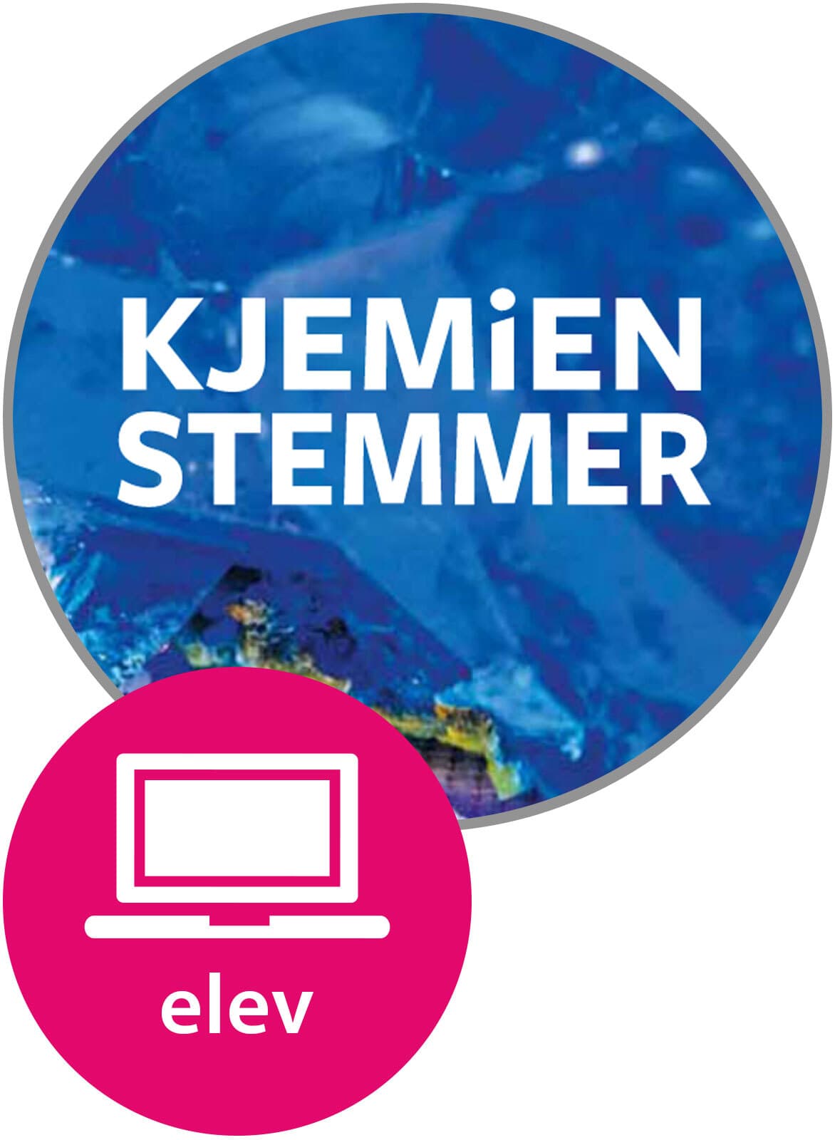 Omslag Kjemien stemmer Elevnettsted (LK20) av Svein Tveit, Hege Knutsen og Kristian Vestli (Digital tjeneste)