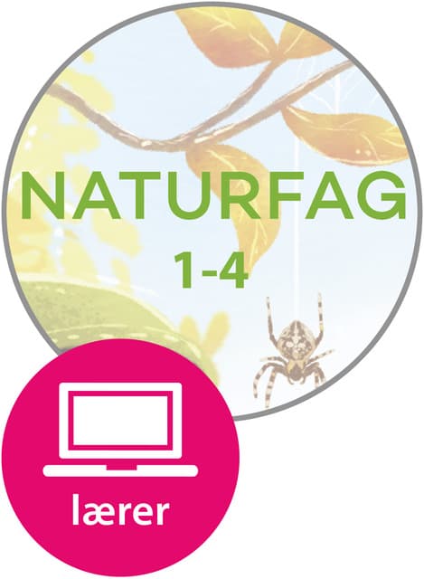 Omslag Naturfag 1-4 fra Cappelen Damm Digital lærerressurs av Heidi Antell Haugen og Liv- Tone Nilsen (Digital tjeneste)