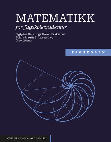 Omslag av "Matematikk for fagskolestudenter"