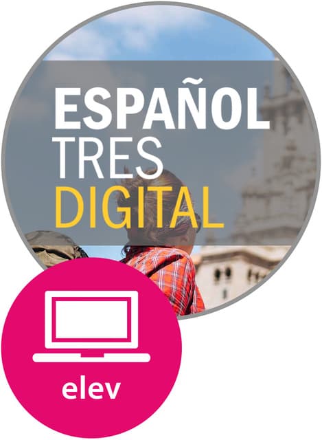 Omslag Espanol Tres Digital Elevnettsted (LK20) av Elisa Bernáldez og Gabriele Leguina-Morel (Digital tjeneste)