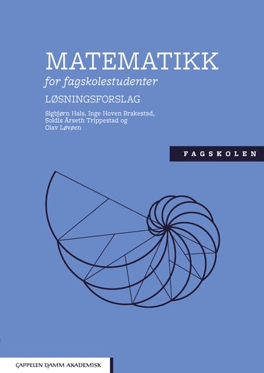 Omslag av "Matematikk for fagskolestudenter"