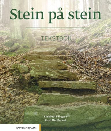 Stein på stein Tekstbok Unibok