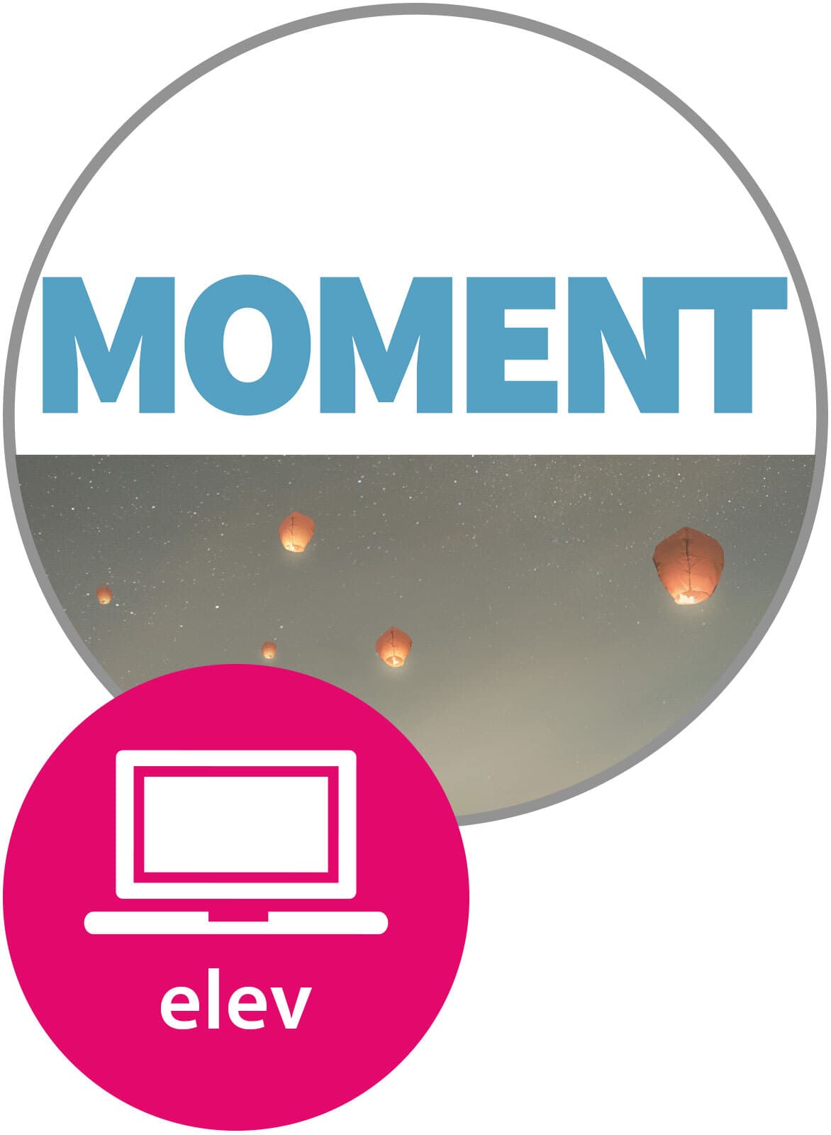 Omslag Moment VG1–VG3 Elevnettsted av Lars August Fodstad, Magnhild Glende, Martin Minken og Audhild Norendal (Digital tjeneste)