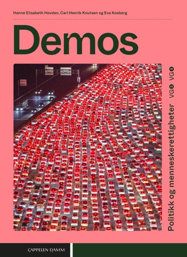 Omslag av "Demos politikk og menneskerettigheter Unibok (2026)"