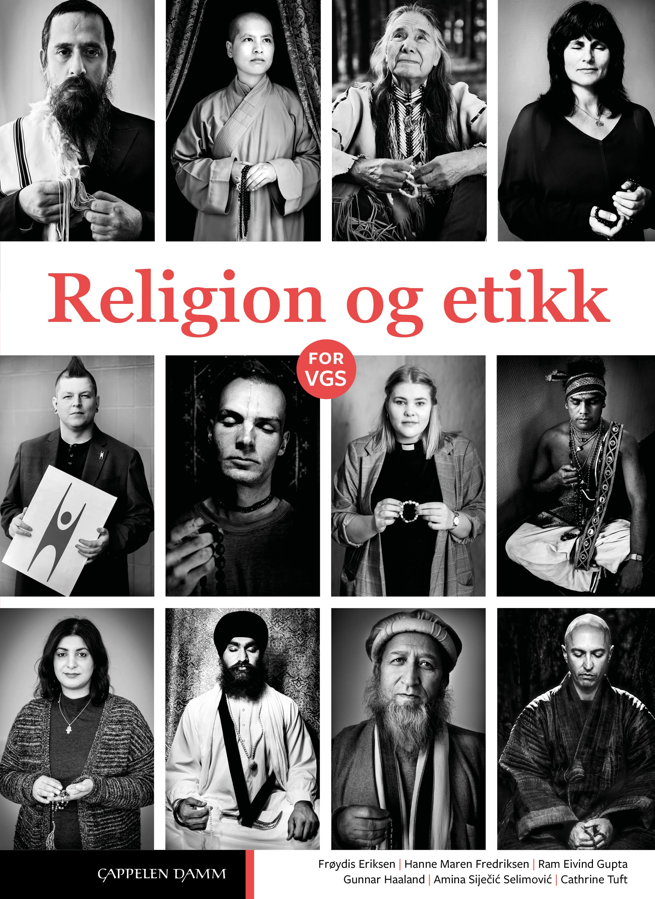 Omslag Religion og etikk Unibok (LK20) av Eriksen, Fredriksen, Gupta, Haaland, Selimovic og Tuft (Digital tjeneste)