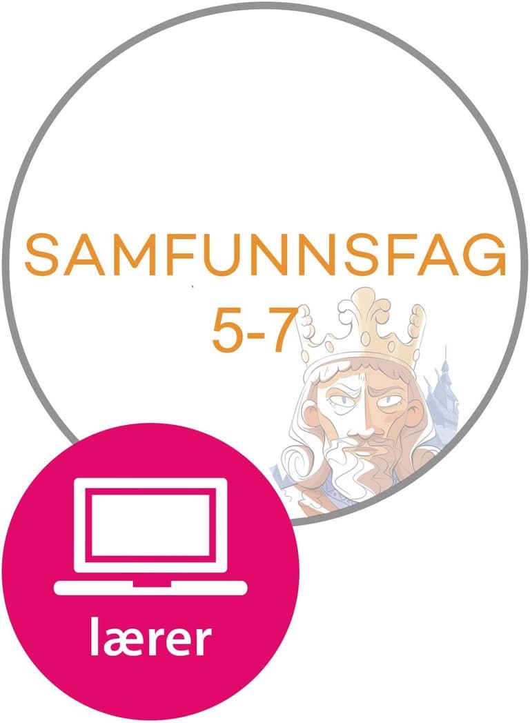Omslag Samfunnsfag 5–7 fra Cappelen Damm Digital lærerressurs av Frøya Elisabeth Astrup (Digital tjeneste)