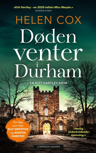 Omslag av "Døden venter i Durham"
