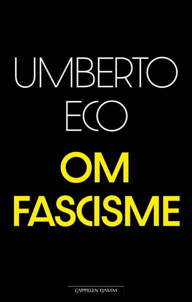 Omslag av "Om fascisme"