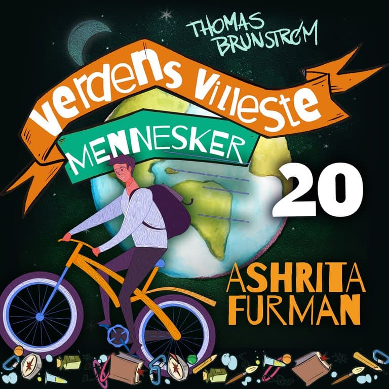 Omslag Ashrita Furman - mannen med rekorder i rekorder av Thomas Brunstrøm (Lydbok)
