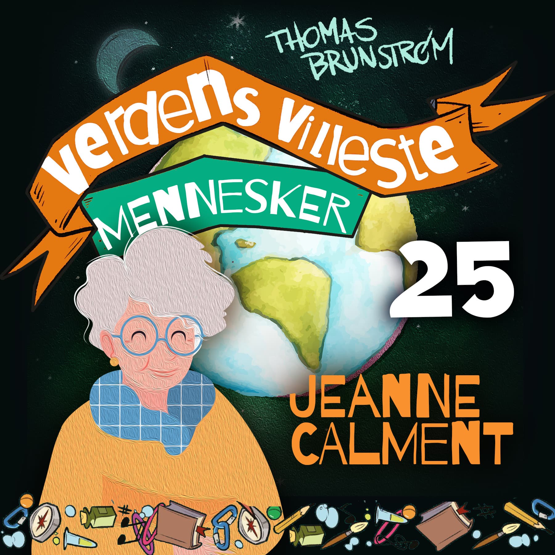 Omslag Jeanne Calment - verdens eldste menneske av Thomas Brunstrøm (Lydbok)