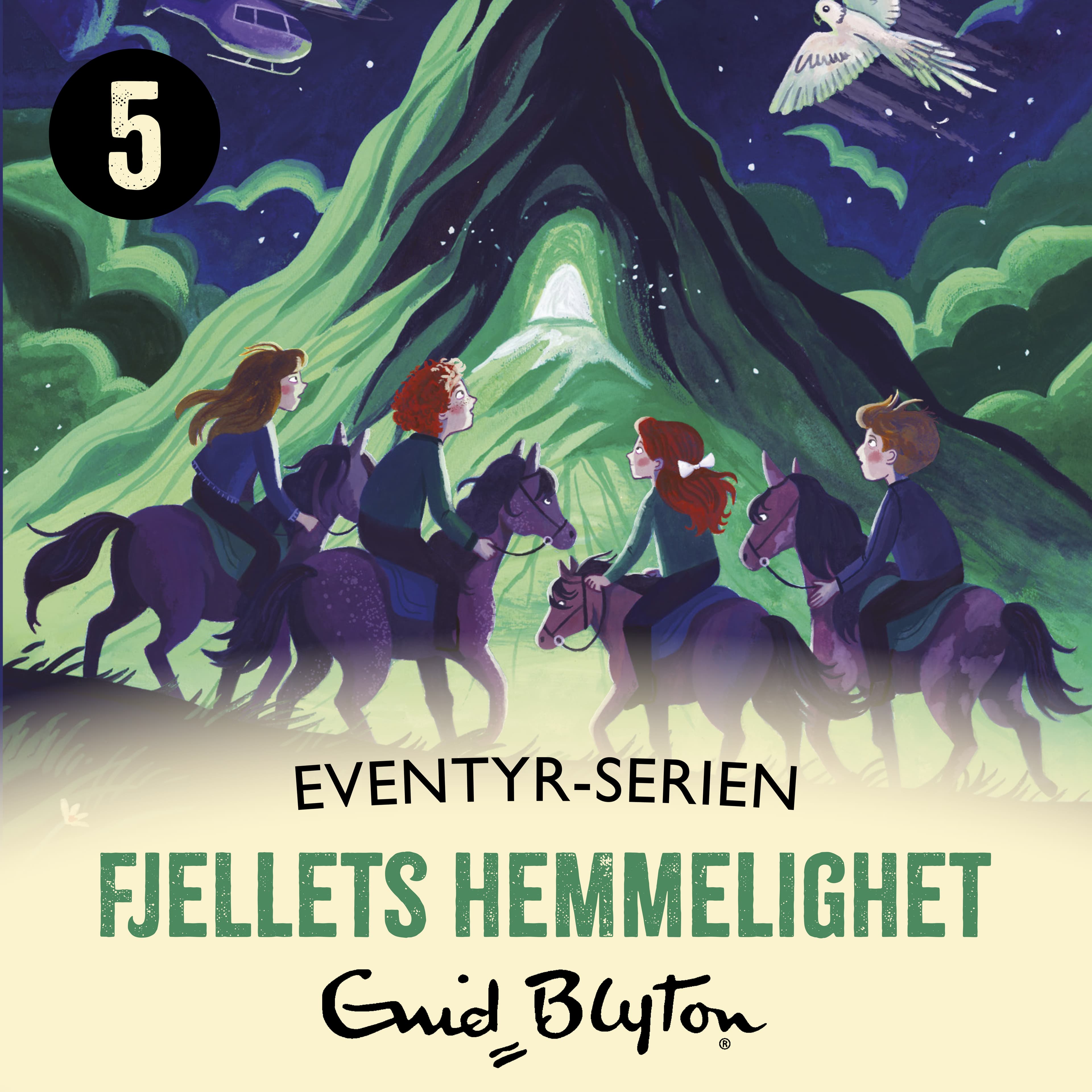 Omslag Fjellets hemmelighet av Enid Blyton (Lydbok)