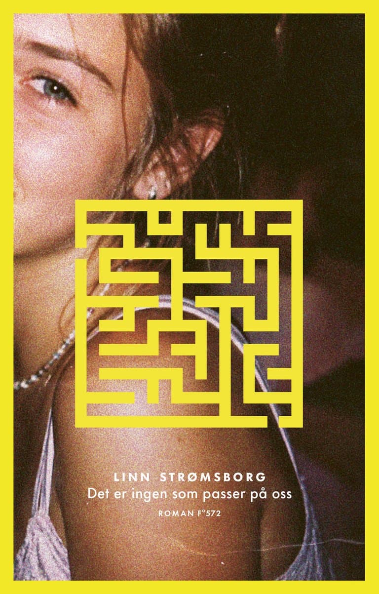 Omslag Det er ingen som passer på oss av Linn Strømsborg (Innbundet)