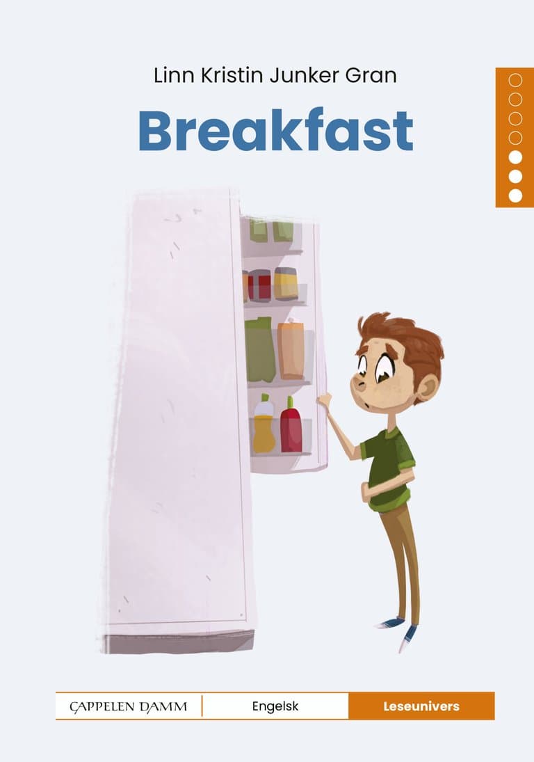 Omslag Leseunivers Engelsk 3: Breakfast av Linn Kristin Junker Gran (Innbundet)