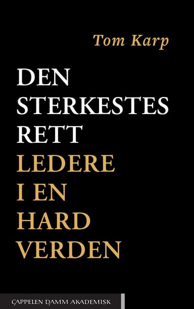 Omslag av "Den sterkestes rett"